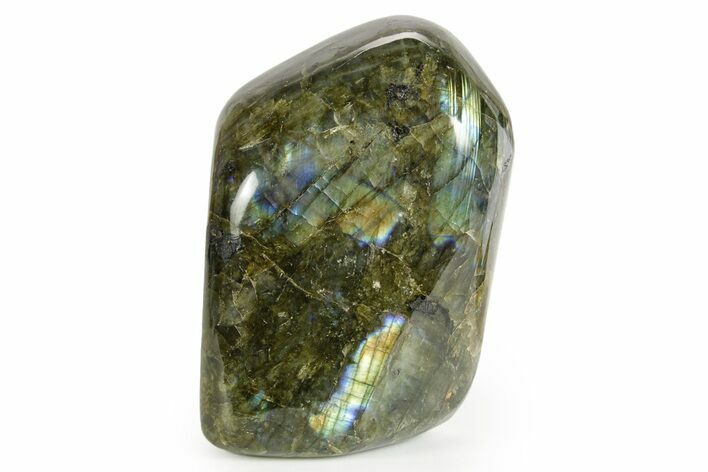 Flashy Free-Standing Polished Labradorite - Madagascar #372716